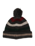 Gucci Striped Beanie Hat, back view